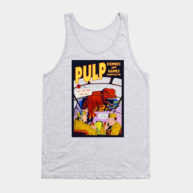 Pulp T-Rex Tank Top by PULP Comics and Games